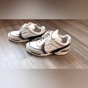 COPY - Chanel Lace Up Sneakers Size 38